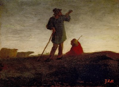 Rappel du troupeau, 1866-72 - Jean Francois Millet